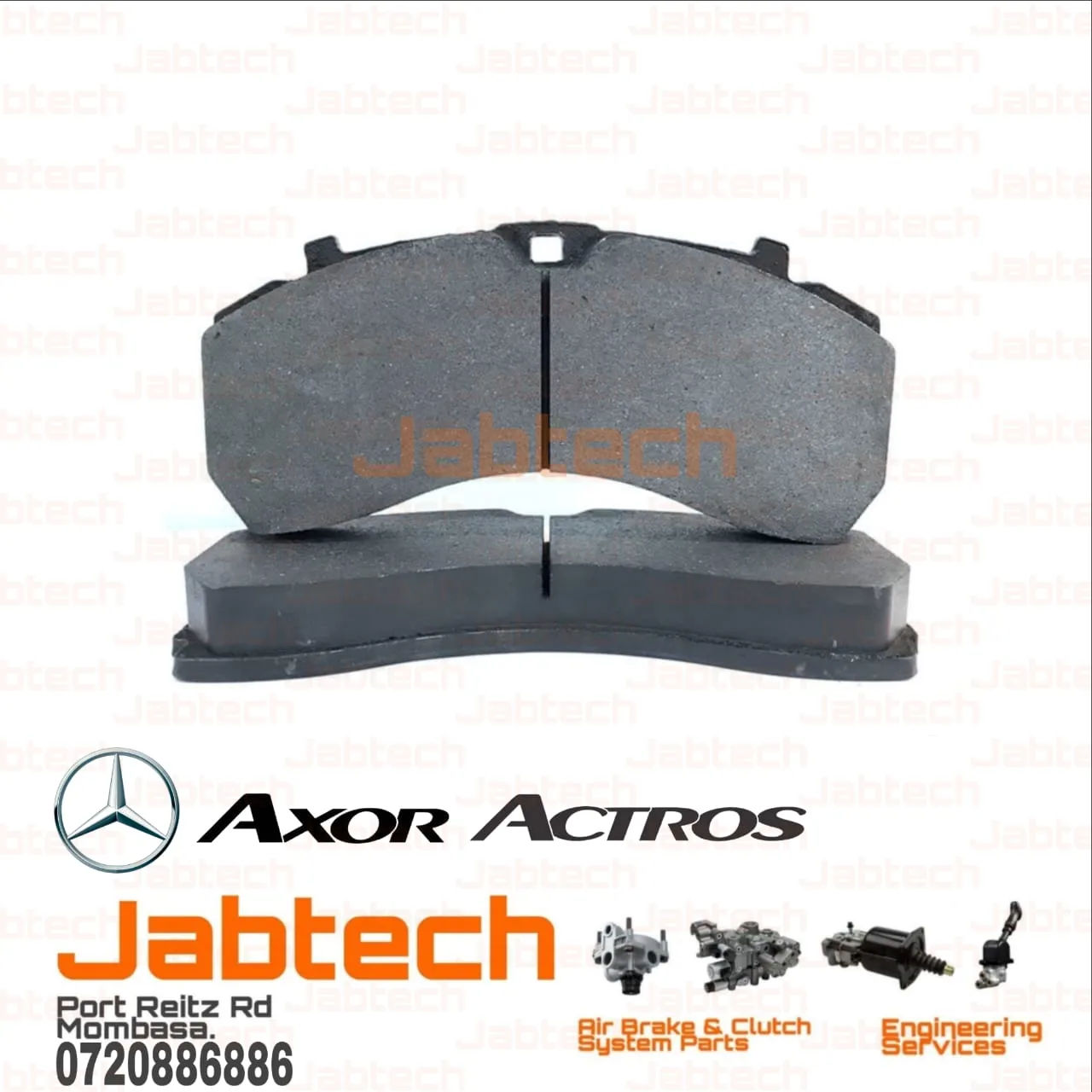 Brake Pads Front Axor Actros MP3 MP4
